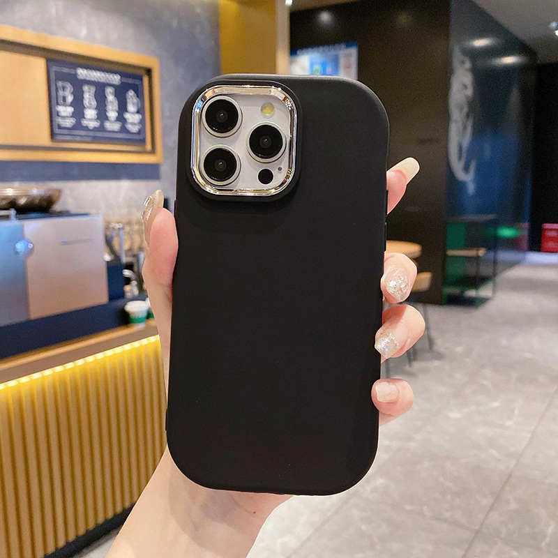 金属小胖妹适用iphone11手机壳XS Max简约XR硅胶X/XS苹果保护套|undefined