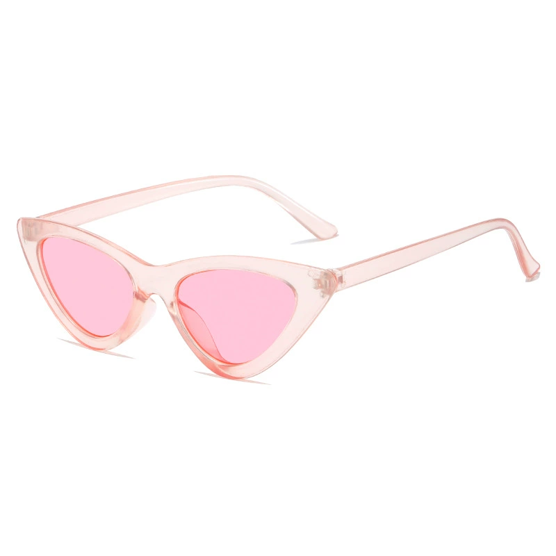 Солнцезащитные очки в виде кошачьего глаза, унисекс, европейский стиль, солнечная энергия, треугольная оправа, множественные цвета