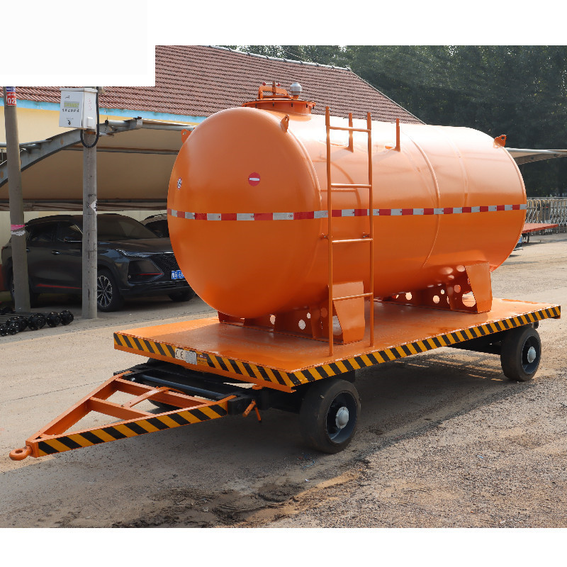 10吨水罐拖车 平板拖车 油罐挂车 厂内运输板车 工具车