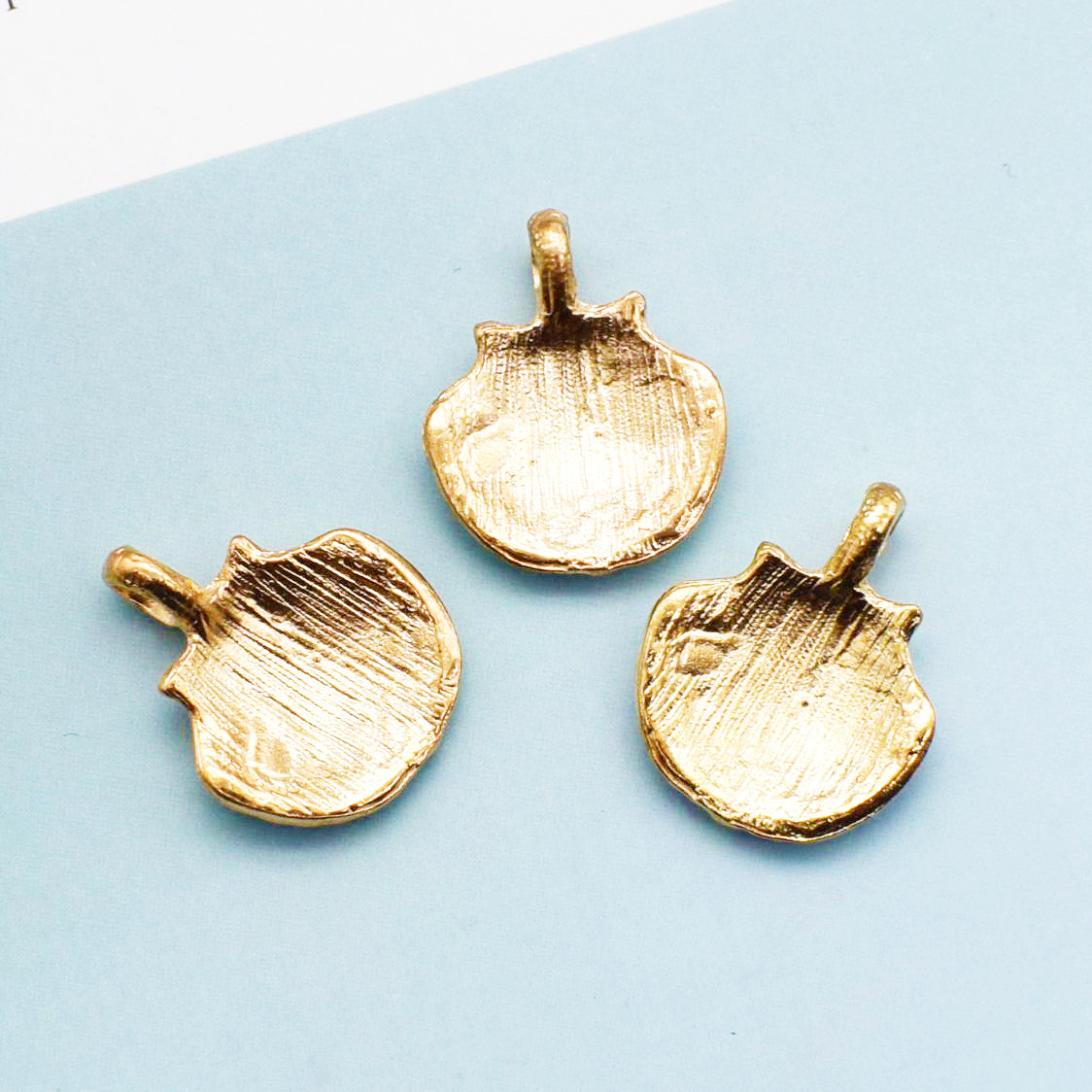 50g Weight Charms, Jewelry Accessories Classification 10 PCS/Package Quantity Alloy Material Shell Pattern Enamel Design Simple Style Style 10 PCS/Package Alloy Shell 无