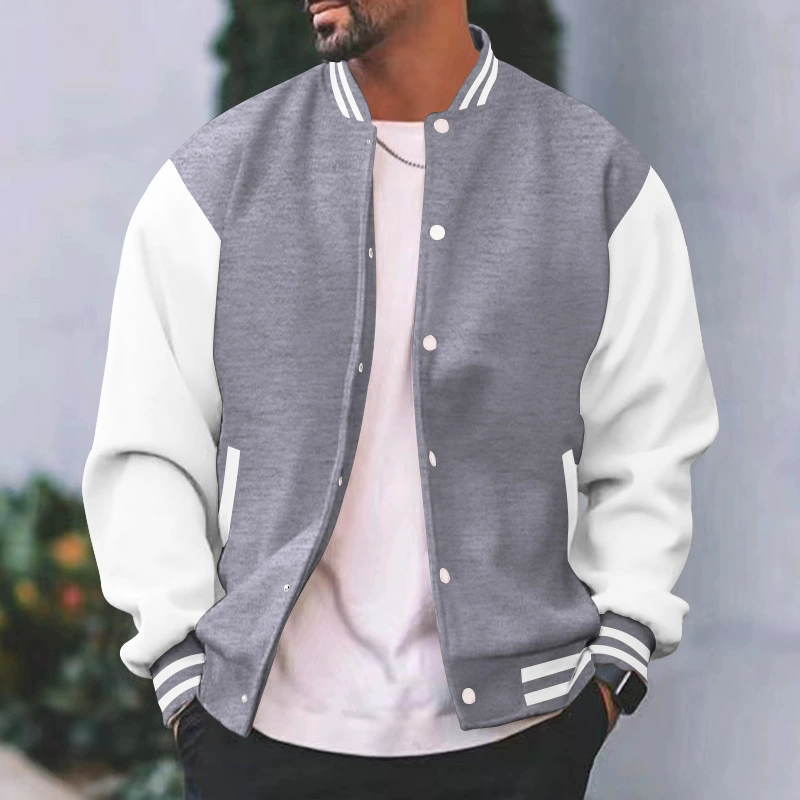 Оверсайз бейсбольная куртка унисекс, подростковая, осень, стиль varsity, S–XXXL, с печатью логотипа