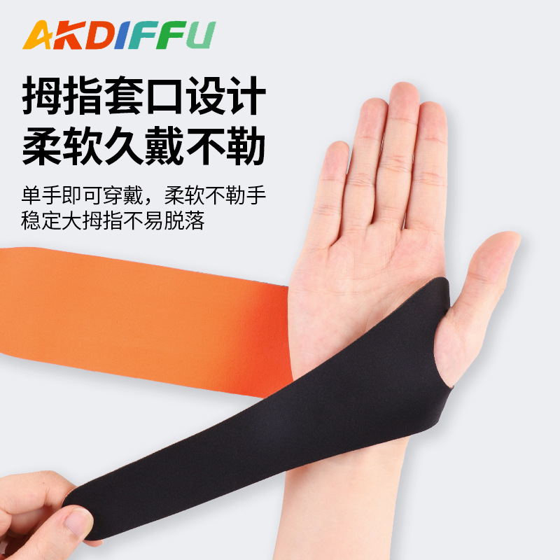 Nuevo protector de muñeca Lycra protector de muñeca deportivo fino de presión ajustable bidireccional protector de muñeca con mancuerna de bádminton