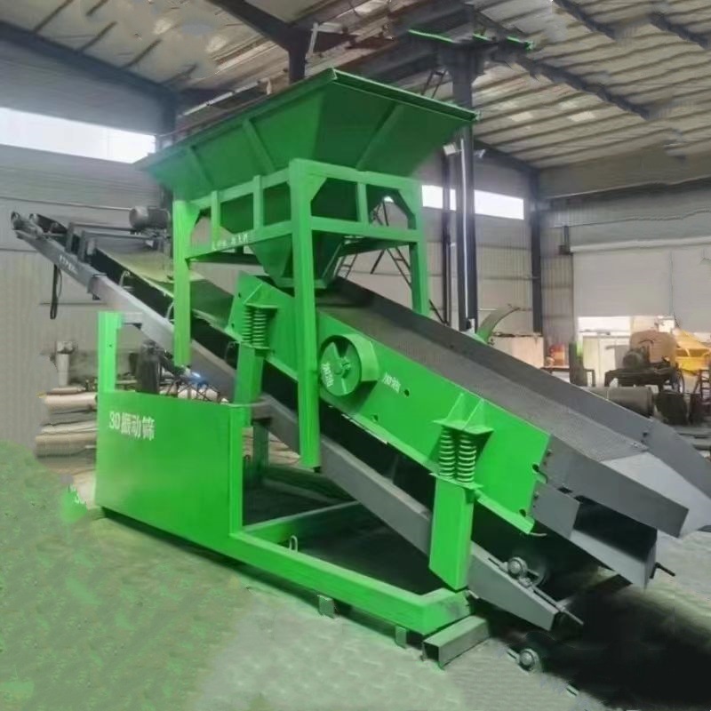 80大型双层砂石分离机50振动沙石分选机100型无轴滚筒式筛沙机