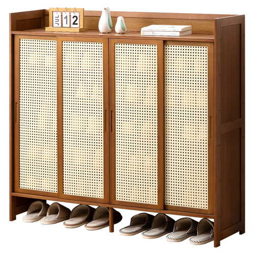 Shoe cabinet, home door shoe rack, simple dormitory rental house, multi-layer dustproof entry storage artifact to save space