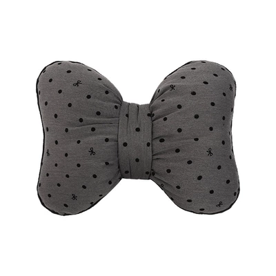 Waist support – Headrest and Waist Support, Cute - polka-dot-bow-waistrest-gray-no-ribbons
