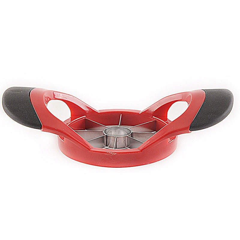 Apple, plastic red handle stainless steel