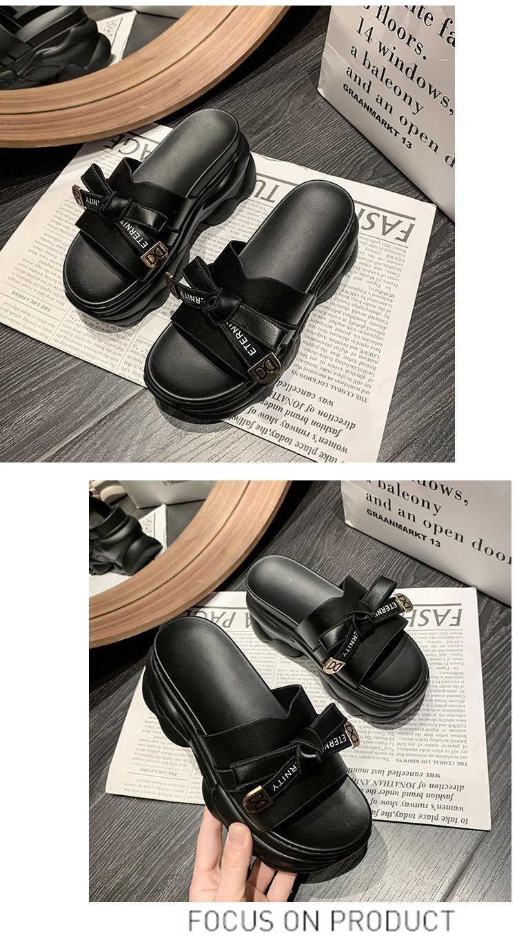 Sandali da donna da indossare Summer oOuterwear in Trendy 2023 New Versatile fashion fairy muffin sottopiede con fondo spesso sandali con tacco alto_voghion.com