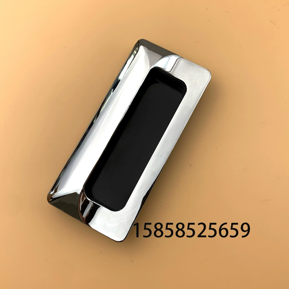 Встроенная хромированная скрытая ручка из цинкового сплава из нержавеющей стали LS183-2 яркий хром LS122 встроенная ручка электрического шкафа для раздвижных дверей