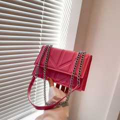 2023夏新款時尚鏈條手提包單肩斜挎小方包包女包支持大量批發混批