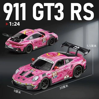 1：24GT3 RS 恐龙版合金儿童玩具车模型仿真赛车摆件收藏跨境批发