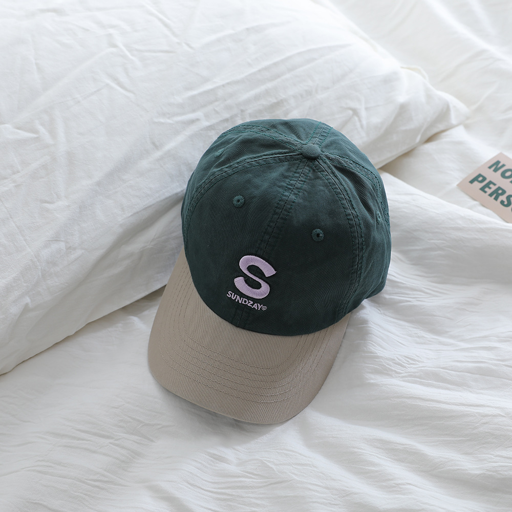 Sombreros de boca de pato para niños primavera y verano nuevo gorro transpirable delgado secado rápido gorro lindo panda bordado gorra de béisbol bebé