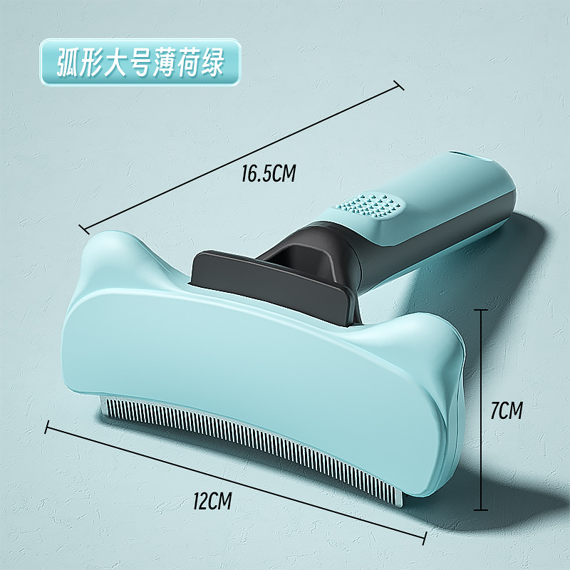 Pet peine gato y perro peine cepillo especial pelo fino eliminación peluche perro pelo limpieza artefacto suministros