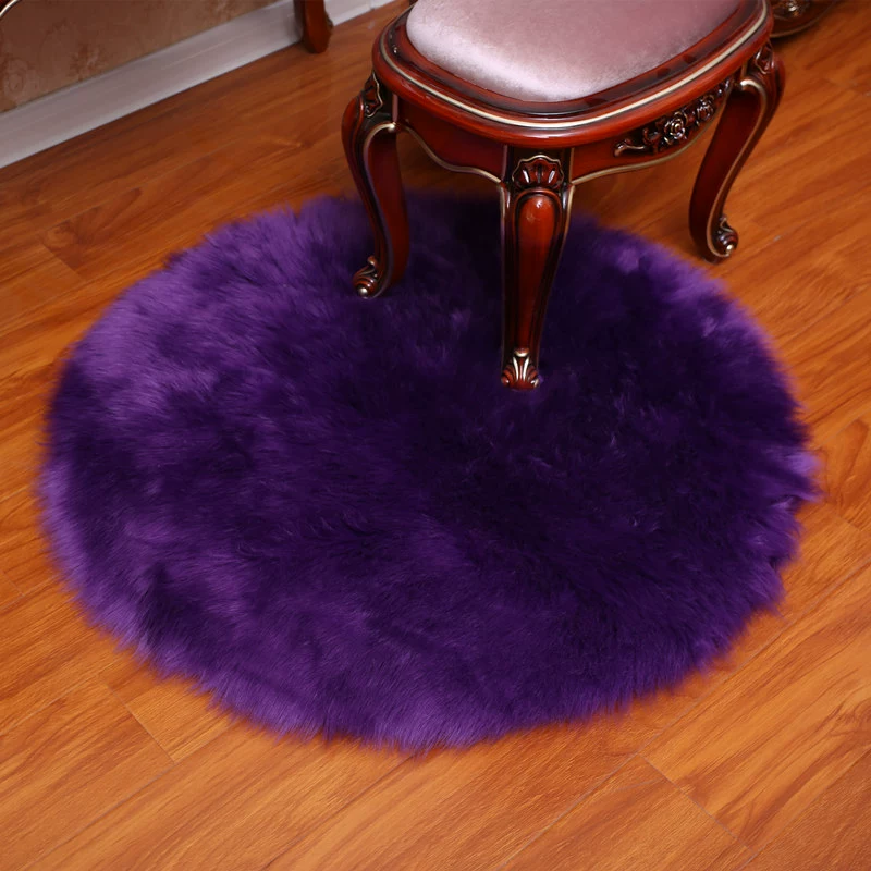 Round Modern Carpet, Simple Elegant Design, Multiple Colors, Diameters 30–180 cm