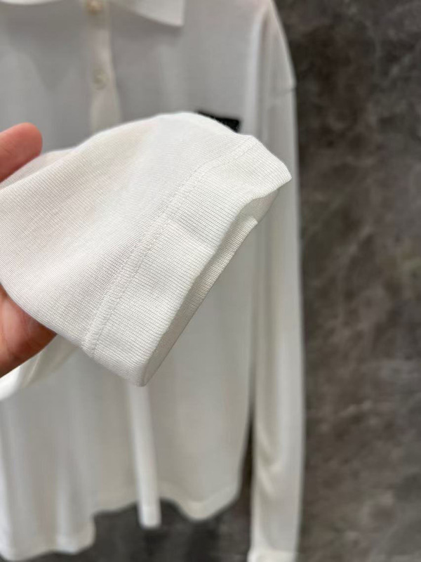 高バージョン既製品 25 夏新作刺繍ロゴポロ襟日焼け止め長袖ボトムシャツレディーストップストレンディ|undefined