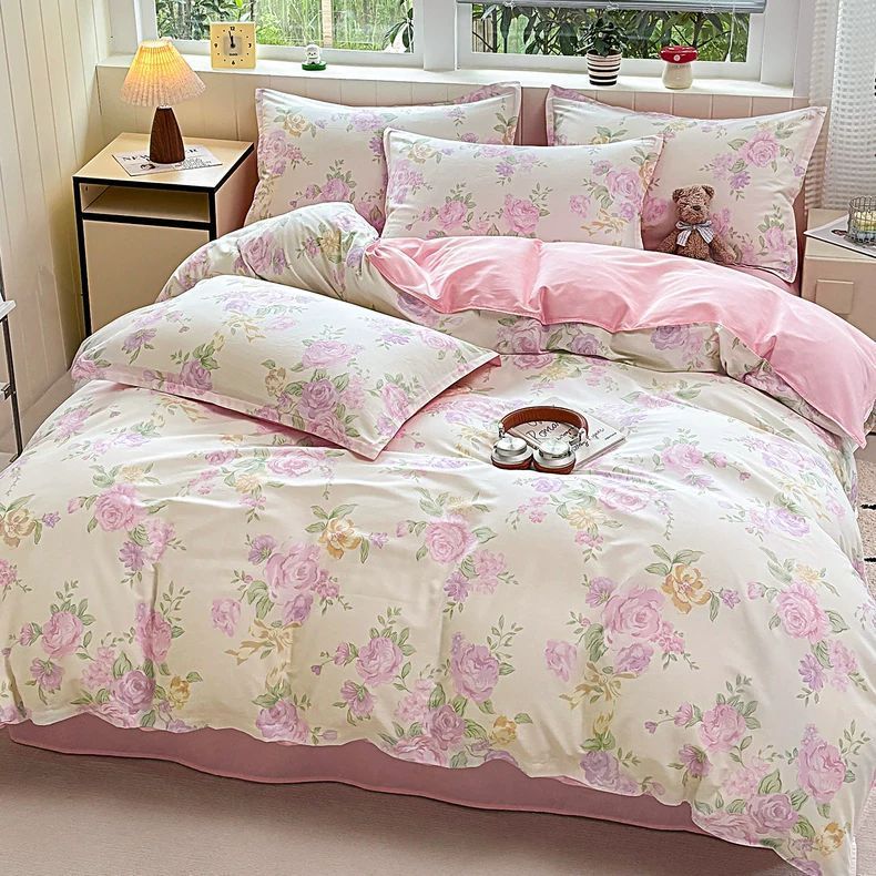 Cobertura de edredón de algodón 150x180x200x230 doble dormitorio de estudiantes individuales 100 cubierta de edredón de algodón conjunto de tres piezas