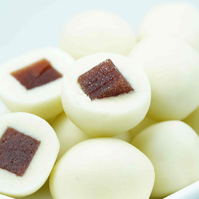 山查夾心奶果奶酪球 網紅零食 兒童休閑年貨小零食