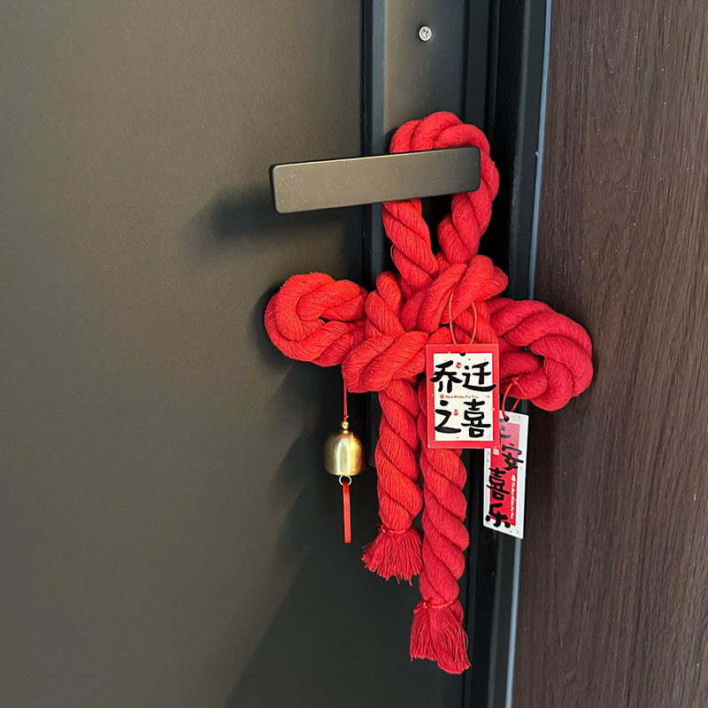 【新居用100速達】新築祝いギフト 万字結び ドアペンダント アレンジメント 装飾用品|undefined