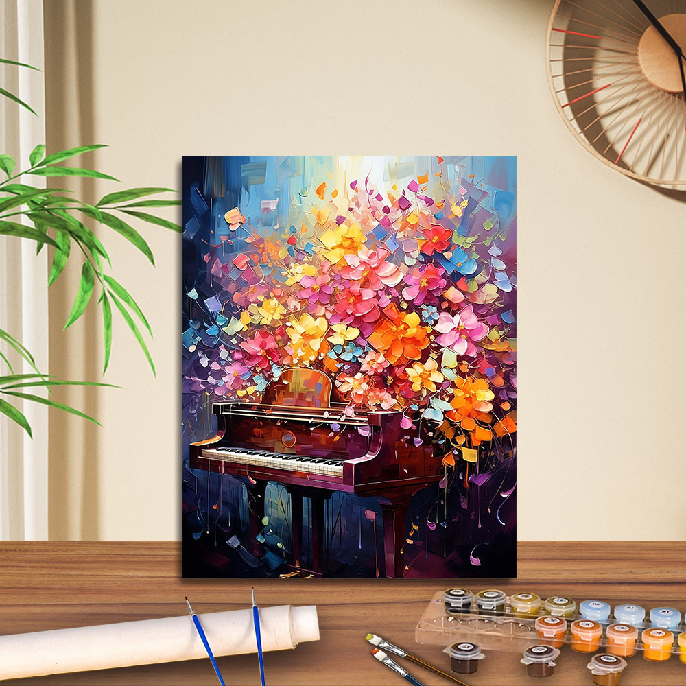 Transfronterizo jitdiy agente de pintura al óleo digital fabricantes al por mayor artesanal amazon pintura al óleo decorativa barraca de relleno