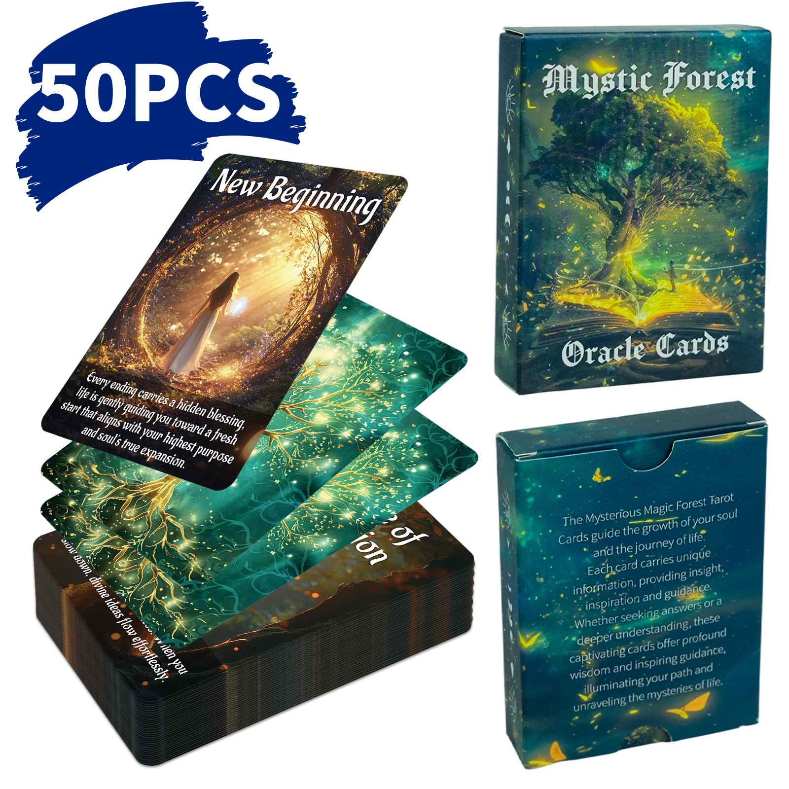 Mystische Magic Forest Orakel Tarotkarten Für Partyspiele_voghion.com