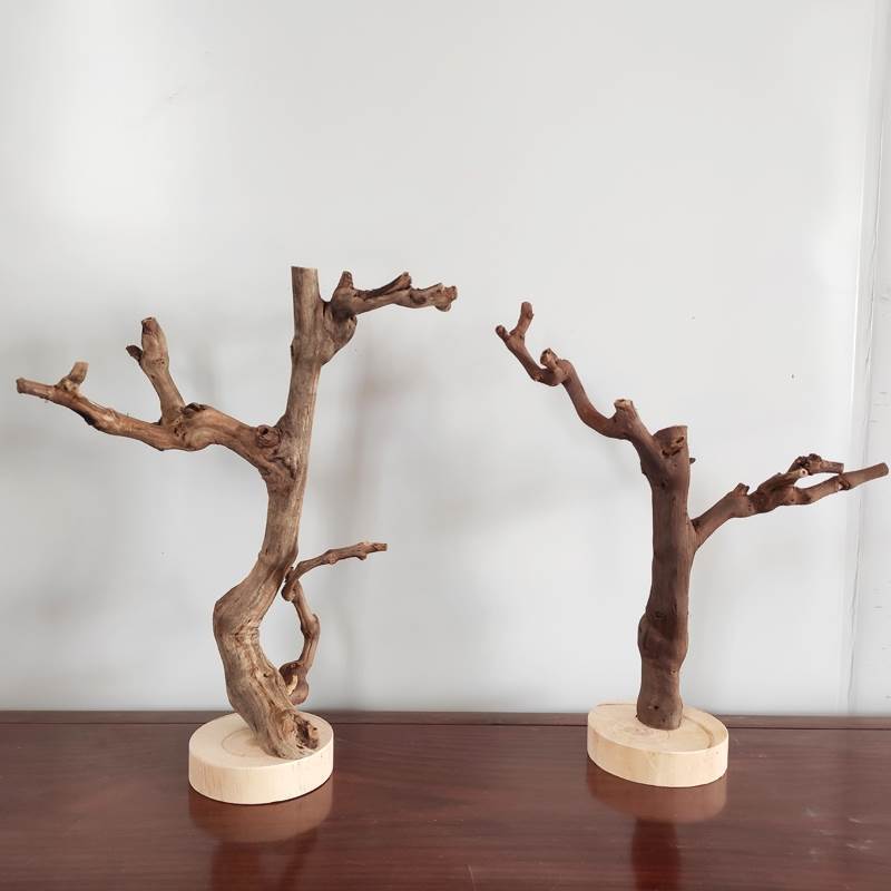 原木、枝、幹の装飾、ベース付き装飾品、コーヒーテーブルの装飾品、手作りのジュエリー、無垢材のスタンドメーカー|undefined