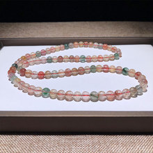 厂家直批彩发晶3圈手链适合DIY手链彩发晶6mm珠链彩发晶厂家批发