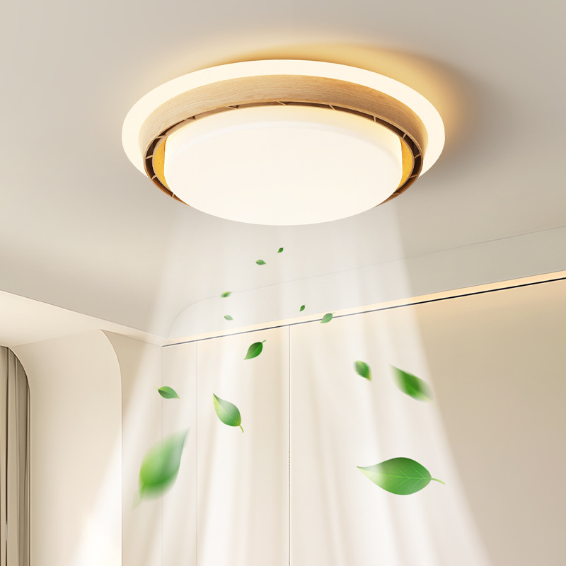 Luz de ventilador sin hojas dormitorio sala de estudio sala de estar especial 2025 nuevo comedor simple y ligero lámpara de techo de protección ocular de lujo