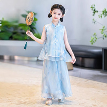 汉服女童夏季2025新款两件套儿童新中式国风古风改良日常汉服
