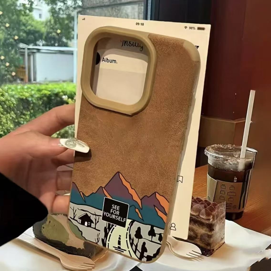 Comercio exterior nuevo tipo aplicable funda para teléfono móvil iphone16 Europa y América Apple 15promax/14 piel de cordero 13/12/11X