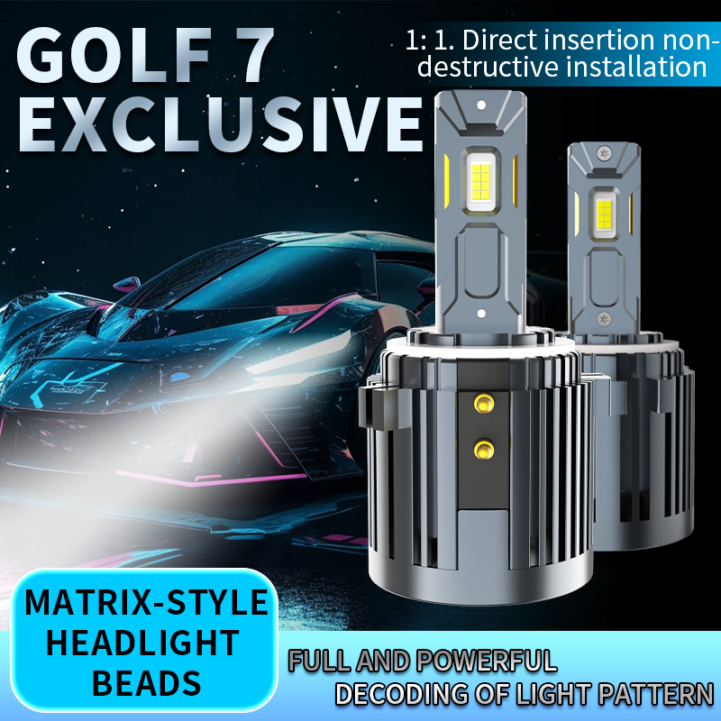 Suitable Golf 7 Car LED Headlight Bulbs, Specifically H7 Replacement German Cars' Halogen Lamps, A New Hot-selling_voghion.com
