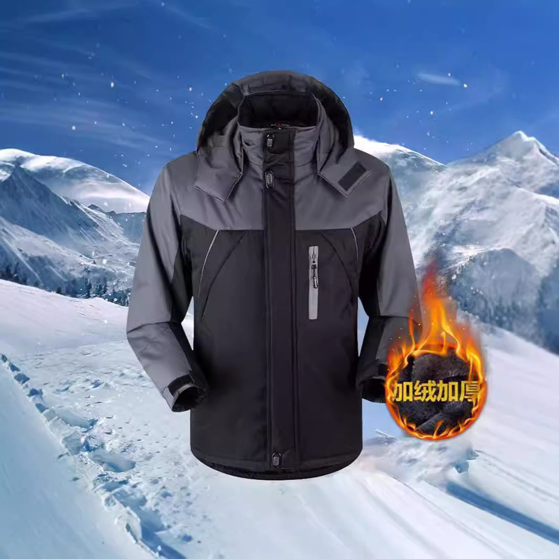 Men's Winter Windproof Thick Jacket Cotton Clothes Workwear Jackets Jacket Men's Autumn and Winter Jackets Men's Jackets Men's Winter Windproof Thick Jacket Cotton Clothes Workwear Jackets Jacket Men's Autumn and Winter Jackets Men's Jackets