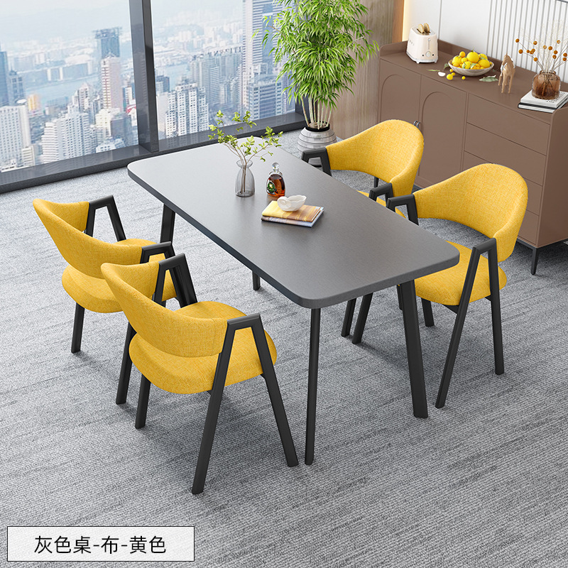 北欧の長方のテーブルは簡単で、業務的に接客します。