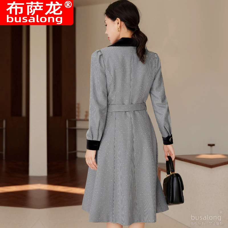 Long suit, trench coat, mid-length