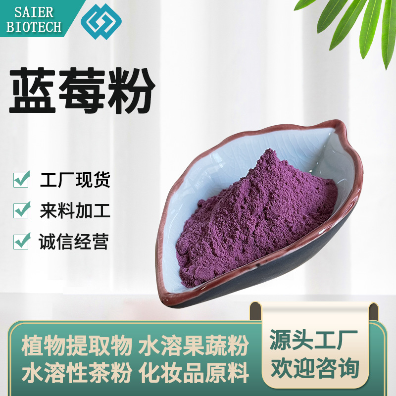 蓝莓粉 水溶性蓝莓粉 蓝莓果粉 蓝莓提取物 蓝莓喷干粉 现货