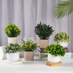 越境シミュレーション緑植盆栽置物造花シミュレーション花デスクトップ装飾植物室内緑客間小装飾