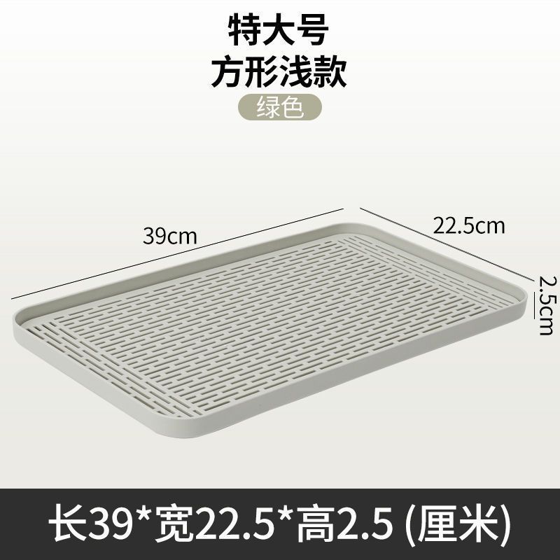 Tazas de doble capa bandeja de drenaje de agua sala de estar hogar taza de mesa taza de menú bandeja taza de almacenamiento profundizar estante de almacenamiento