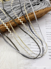 小香风编织迷你花边辅料娃衣旗袍镶边装饰条金银丝线窄织带批发