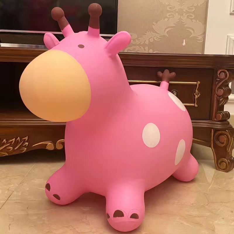 儿童玩具弹力加厚玩具充气小马儿童玩具静音跳跳马骑马橡胶独角兽|undefined