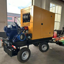奧萊車載式移動泵車 柴油機水泵 6寸自吸污水泵柴油機自吸排污水