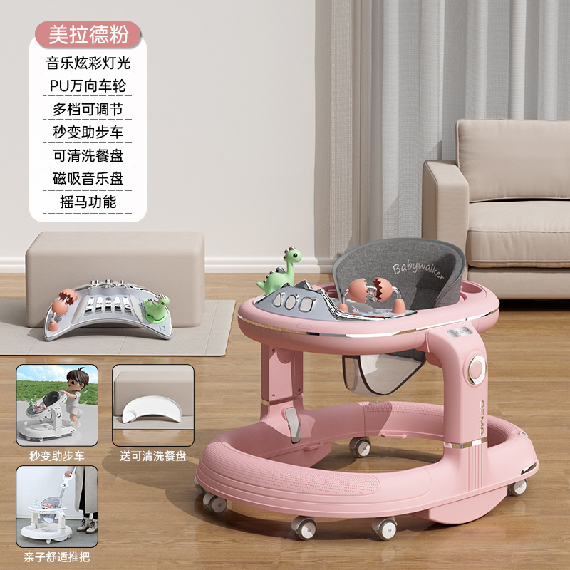 유아 Shangbao 6889 핑크 [표준 구성] 디너 플레이트 + 뮤지컬 장난감