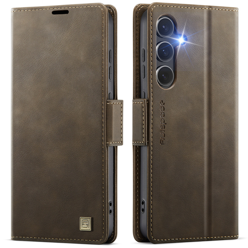 Samsung S25 保護ケース S24 ウォレット携帯電話ケース S24FE 磁気ケース S25PLUS カードフリップレザーケースに適しています。|undefined