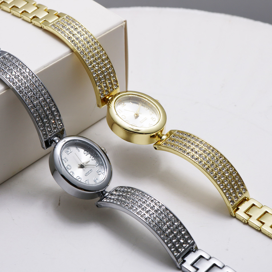 Watch Classification Casual Solid Color Jewelry Buckle Quartz Women's Watches
