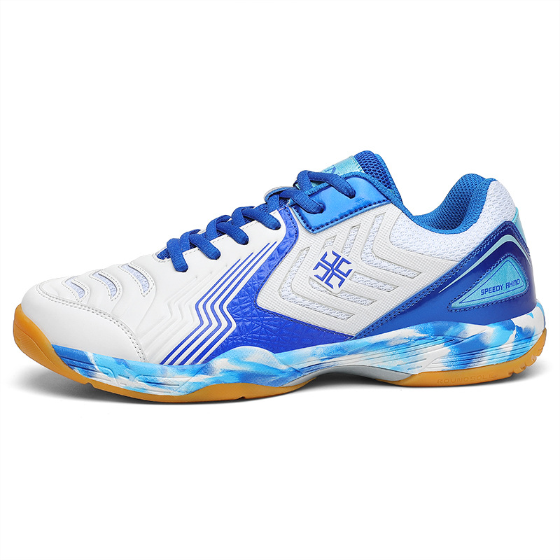Zapatos de bádminton zapatos de entrenamiento de hombre zapatos de tenis de malla zapatos de ping-pong al por mayor suela de tendón