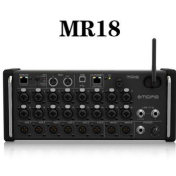 MIDAS迈达斯 MR12 MR18机架式数字调音台专业舞台多轨无线控制