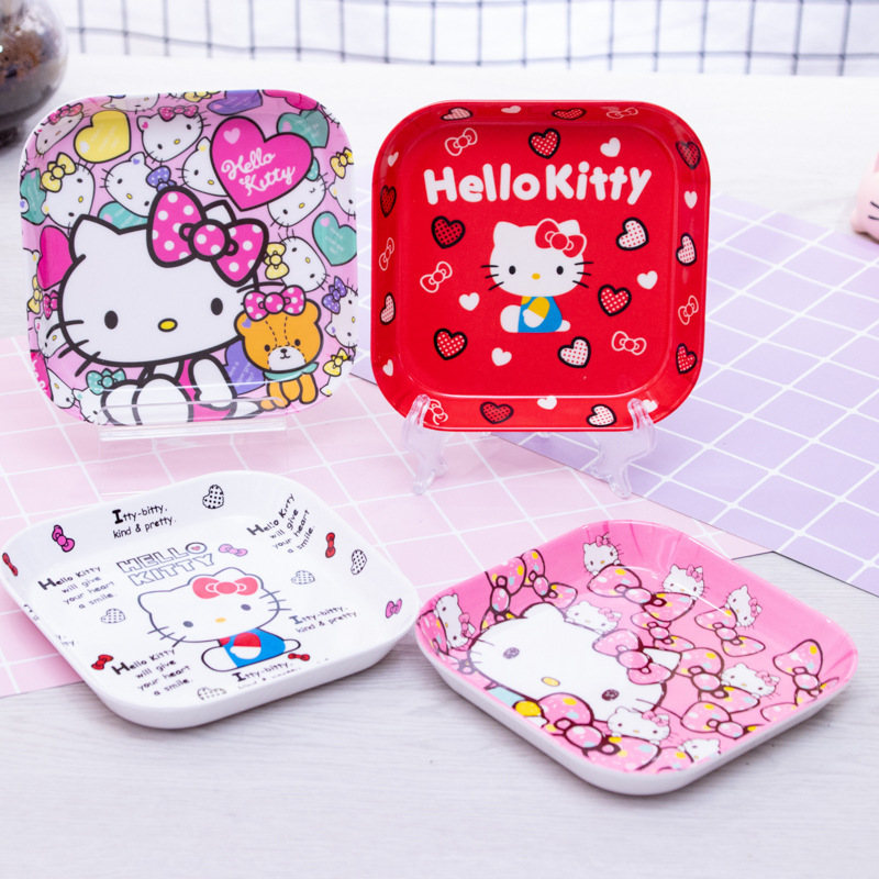 Egg yolk melamine resin tableware snack plate cartoon cute creative fruit plate beauty dish square bone plate Egg yolk melamine resin tableware snack plate cartoon cute creative fruit plate beauty dish square bone plate