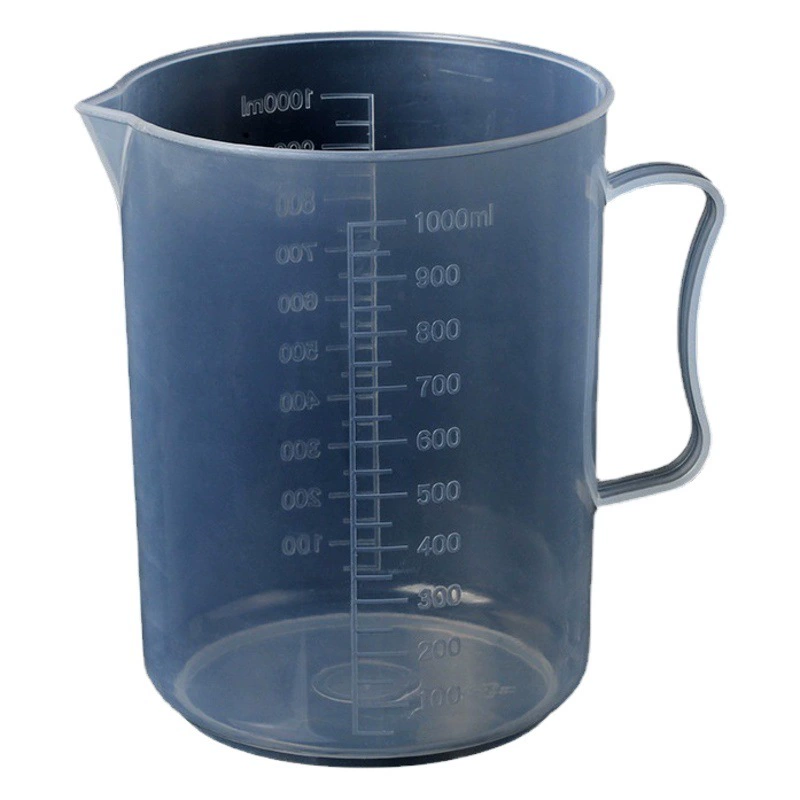 1000 мл мерный стакан утолщенный пластиковый мерный стакан pp двухсторонняя шкала чашка для переноса краски стакан для холодной и горячей выпечки