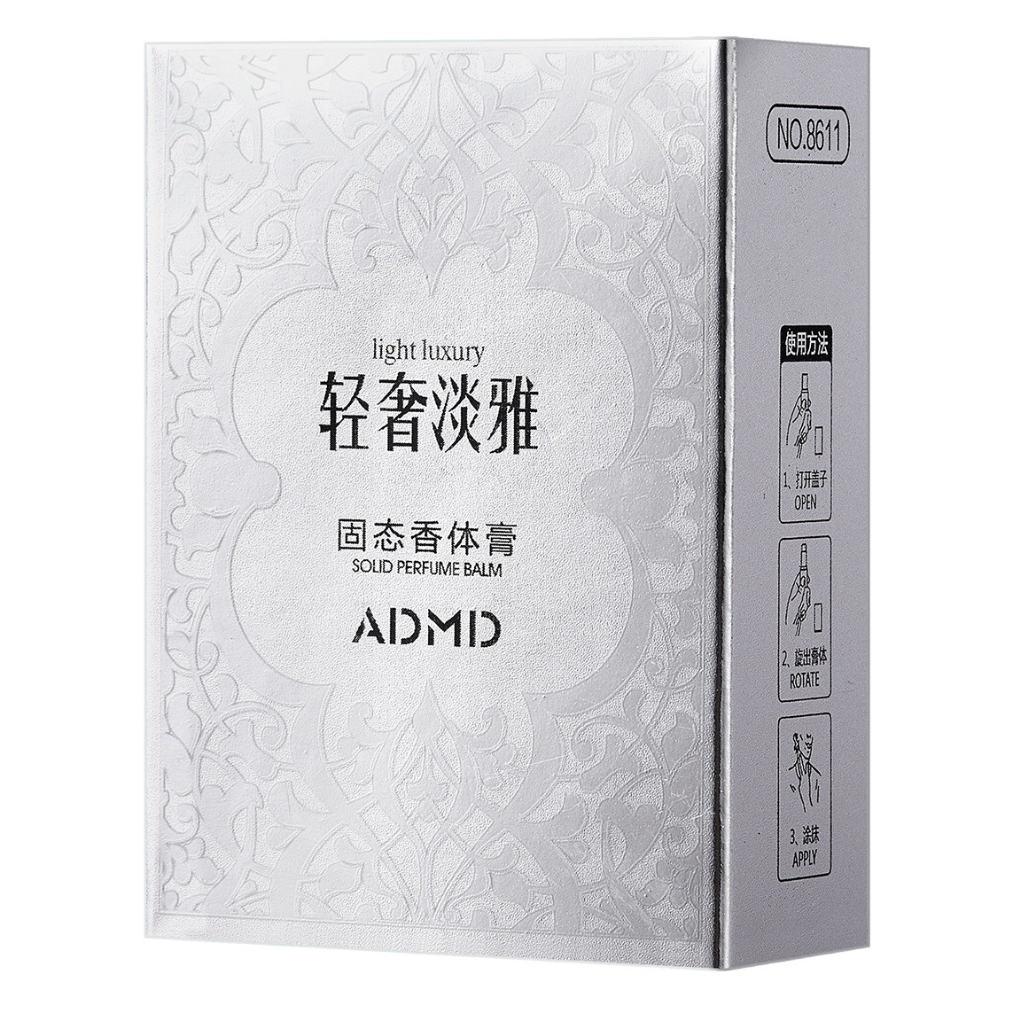 Admd Solid Balm Light Fragrance for Men and Women, Portable Solid Perfume Deodorant for Students, Can Be Shipped on Behalf of Others, Reverse Paris