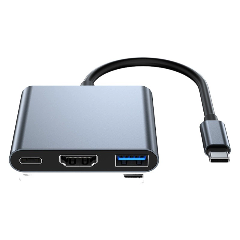 Трансграничный Amazon горячий распродажа концентратор usb-c hub три в одном док расширения 4K60hz type-c док-станция