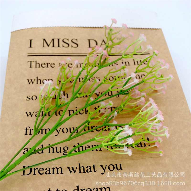 Ramo flores artificiales brillante decoración boda hogar