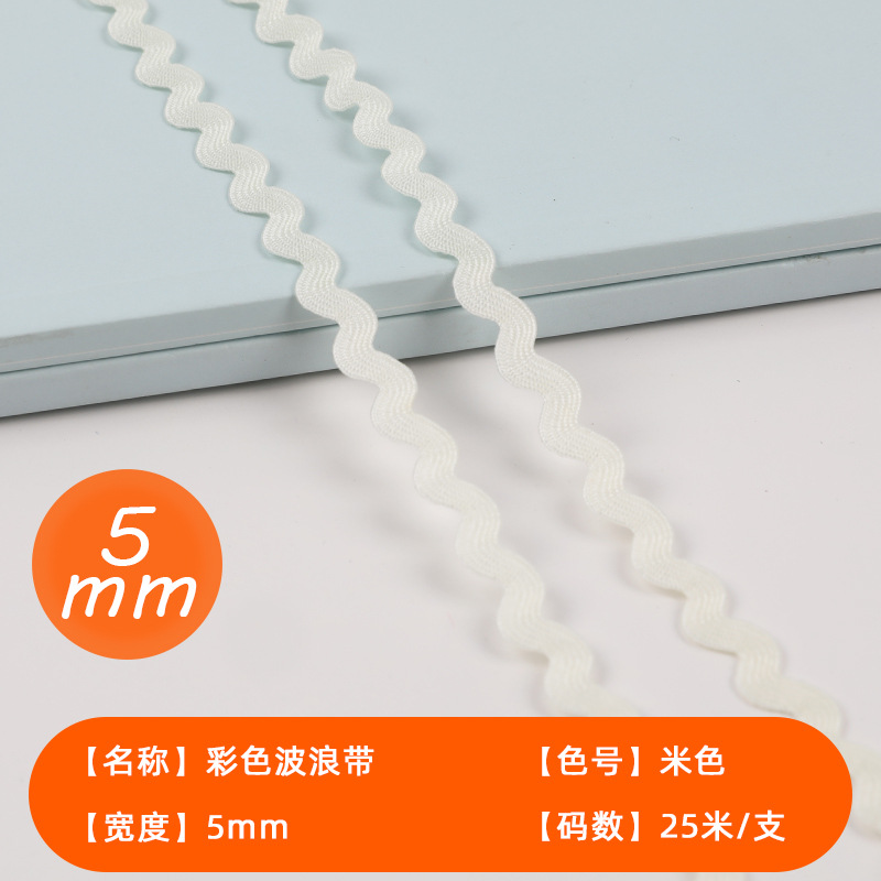 Spot 5-10mm saguero ondulado correas color S con encaje curva con cordón ondulado