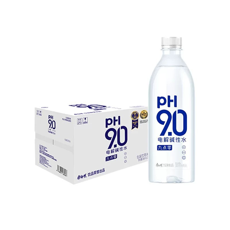 Master Kong Electrolyte Water Alkaline Water Ph9.0 Packaged Drinking Water 350ml*12 Bottles Full Box New Product Launch